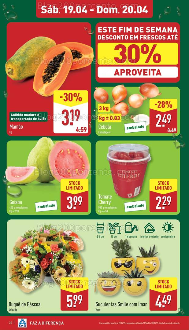 Antevisão Folheto ALDI Promoções de 16 a 22 abril