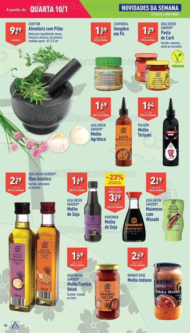 Antevisão Folheto ALDI Especial Semana Asiática Promoções de 10 a 16 janeiro