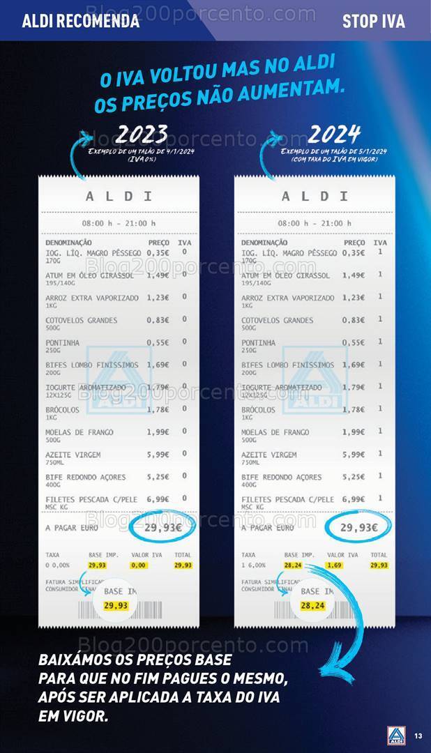 Antevisão Folheto ALDI Promoções de 24 a 30 janeiro