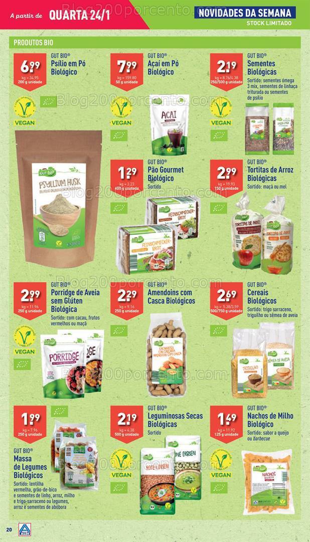 Antevisão Folheto ALDI Promoções de 24 a 30 janeiro