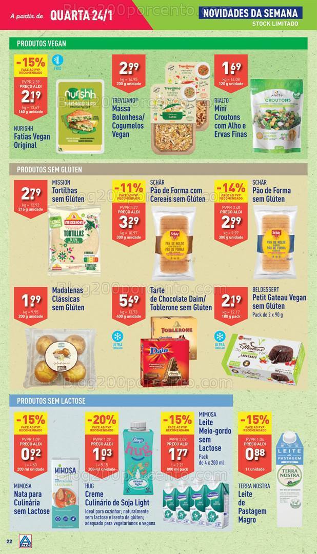 Antevisão Folheto ALDI Promoções de 24 a 30 janeiro