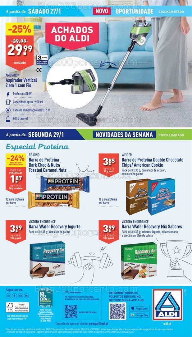 Antevisão Folheto ALDI Promoções de 24 a 30 janeiro