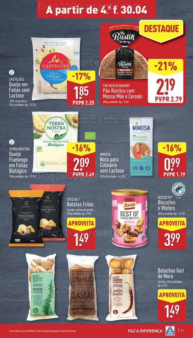 Antevisão Folheto ALDI Promoções de 30 abril a 6 maio Novidades da Semana