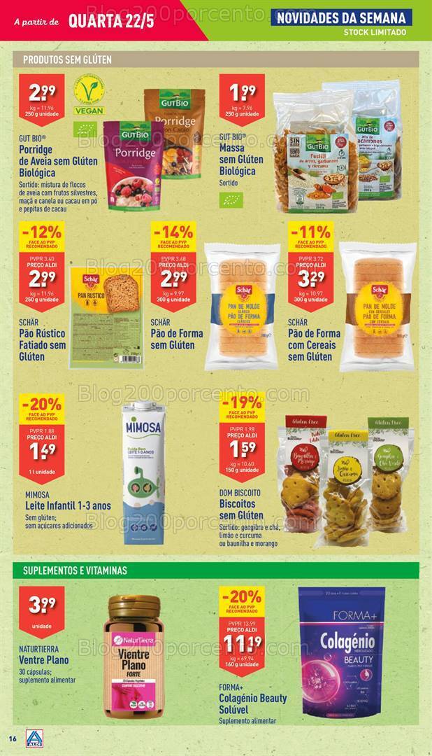 Antevisão Folheto ALDI Promoções de 22 a 28 maio