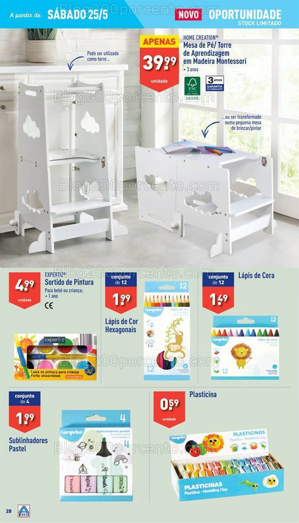 Antevisão Folheto ALDI Promoções de 22 a 28 maio