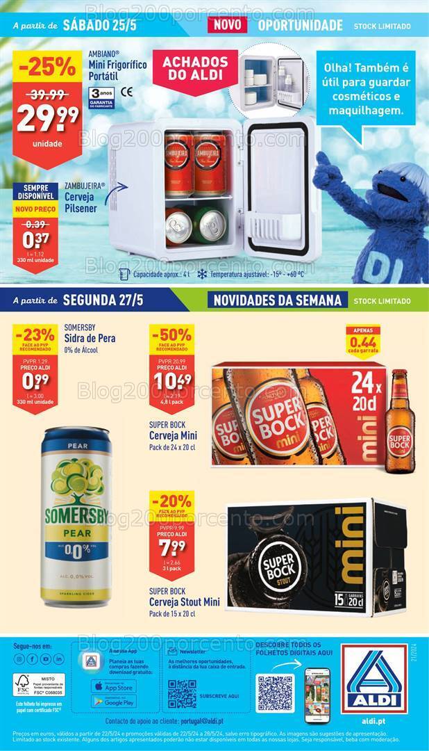 Antevisão Folheto ALDI Promoções de 22 a 28 maio