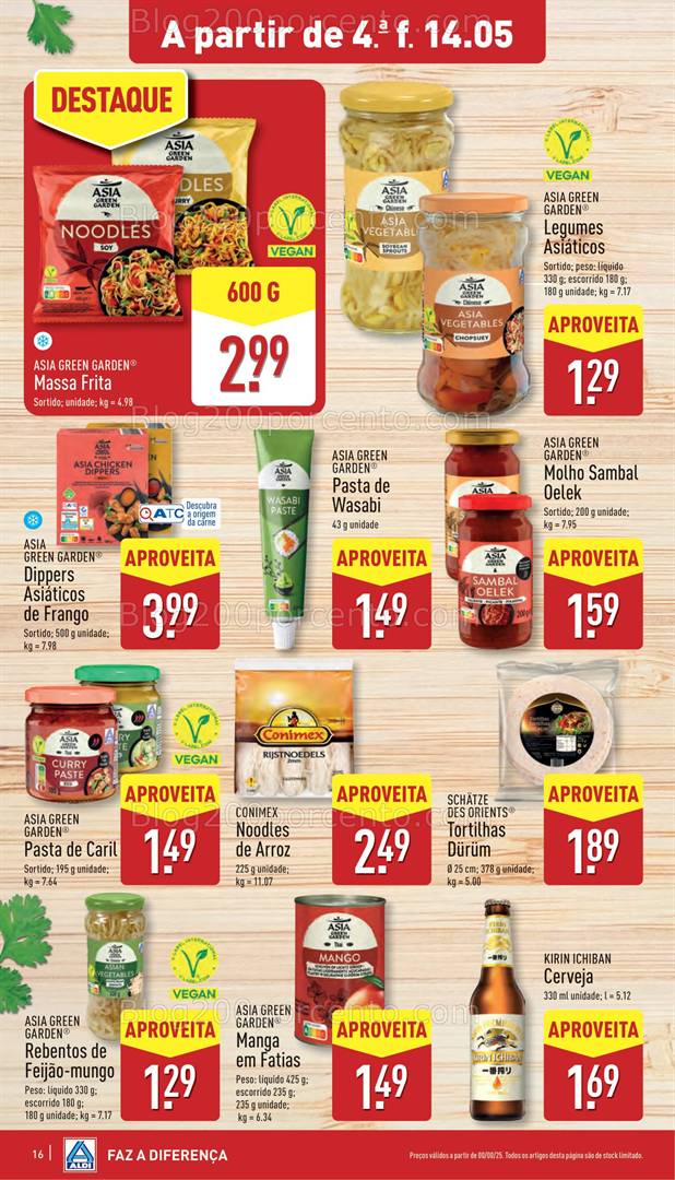 Antevisão Folheto ALDI Sabores do Mundo Promoções de 14 a 20 maio sabores do mundo