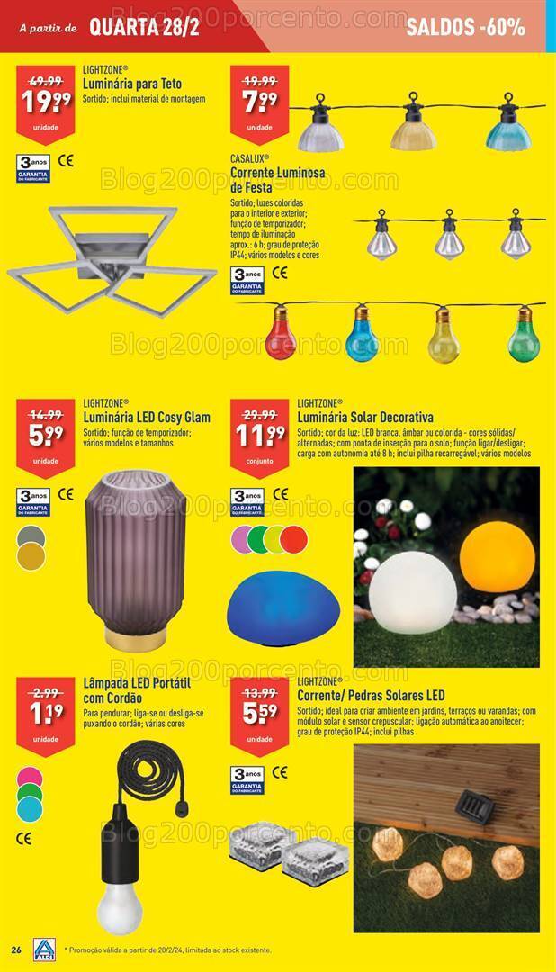 Antevisão Folheto ALDI Bazar Bazar Promoções a partir de 28 fevereiro