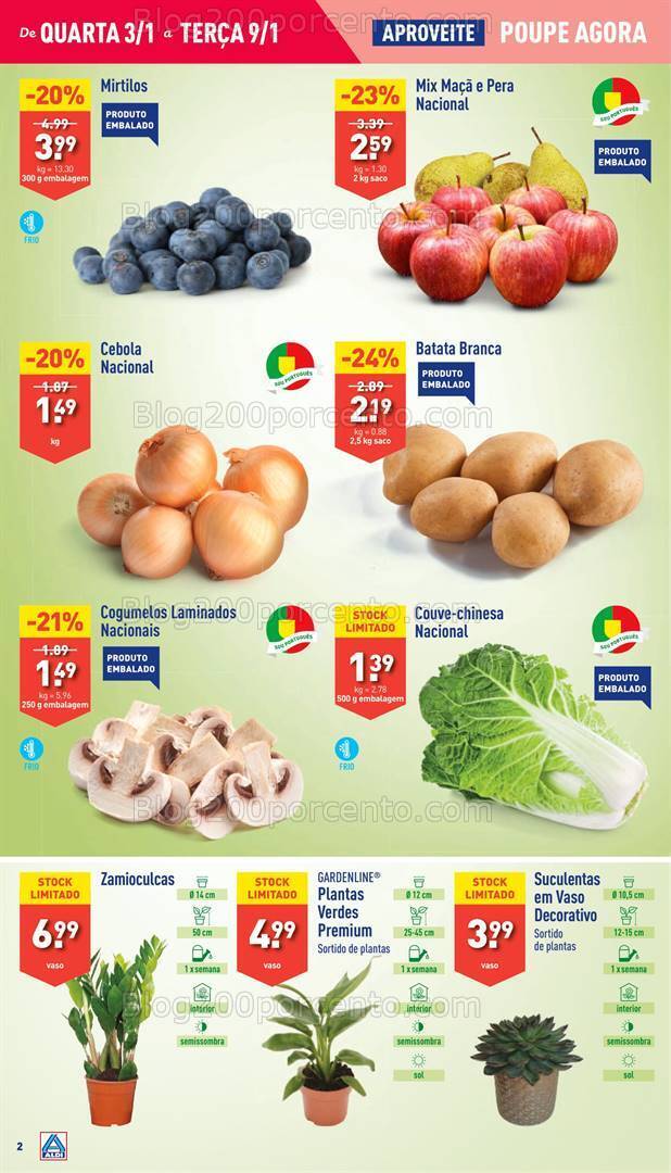 Antevisão Folheto ALDI Promoções de 3 a 9 janeiro