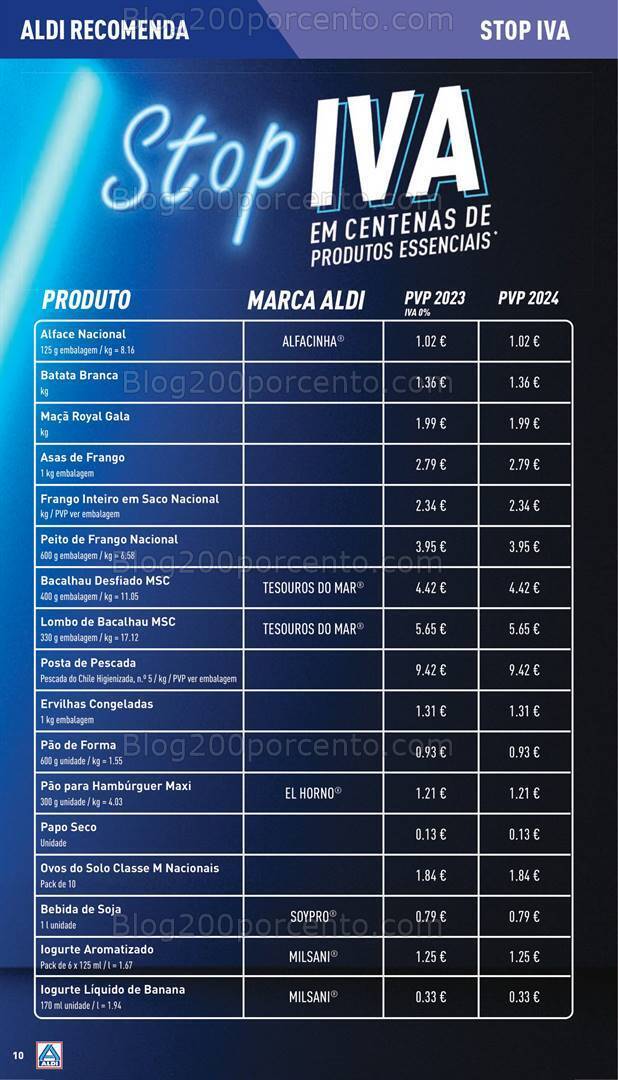 Antevisão Folheto ALDI Promoções de 3 a 9 janeiro
