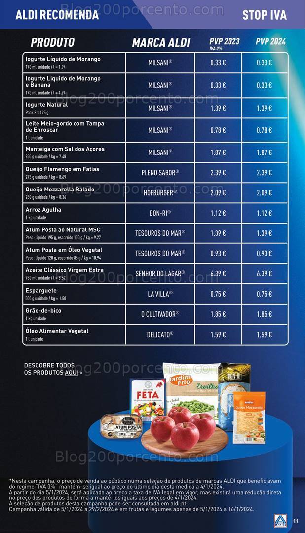 Antevisão Folheto ALDI Promoções de 3 a 9 janeiro