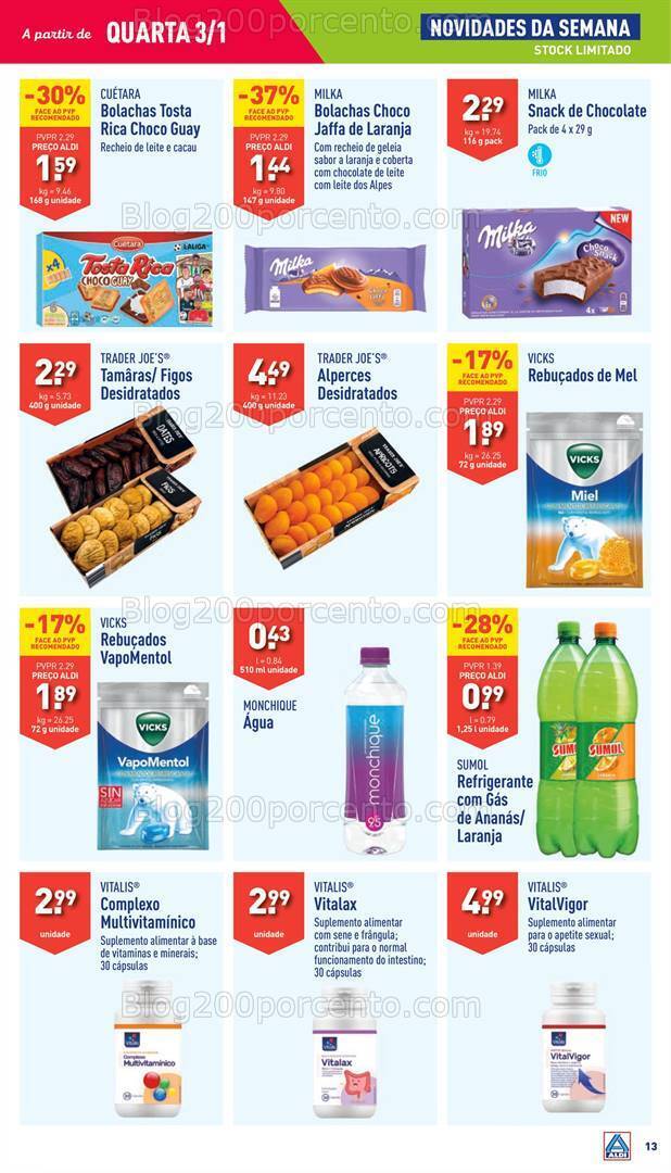 Antevisão Folheto ALDI Promoções de 3 a 9 janeiro
