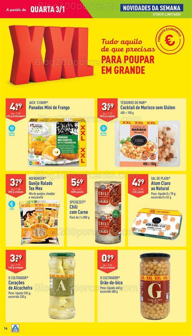 Antevisão Folheto ALDI Promoções de 3 a 9 janeiro