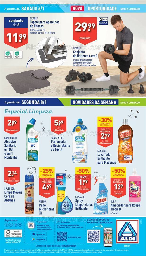 Antevisão Folheto ALDI Promoções de 3 a 9 janeiro
