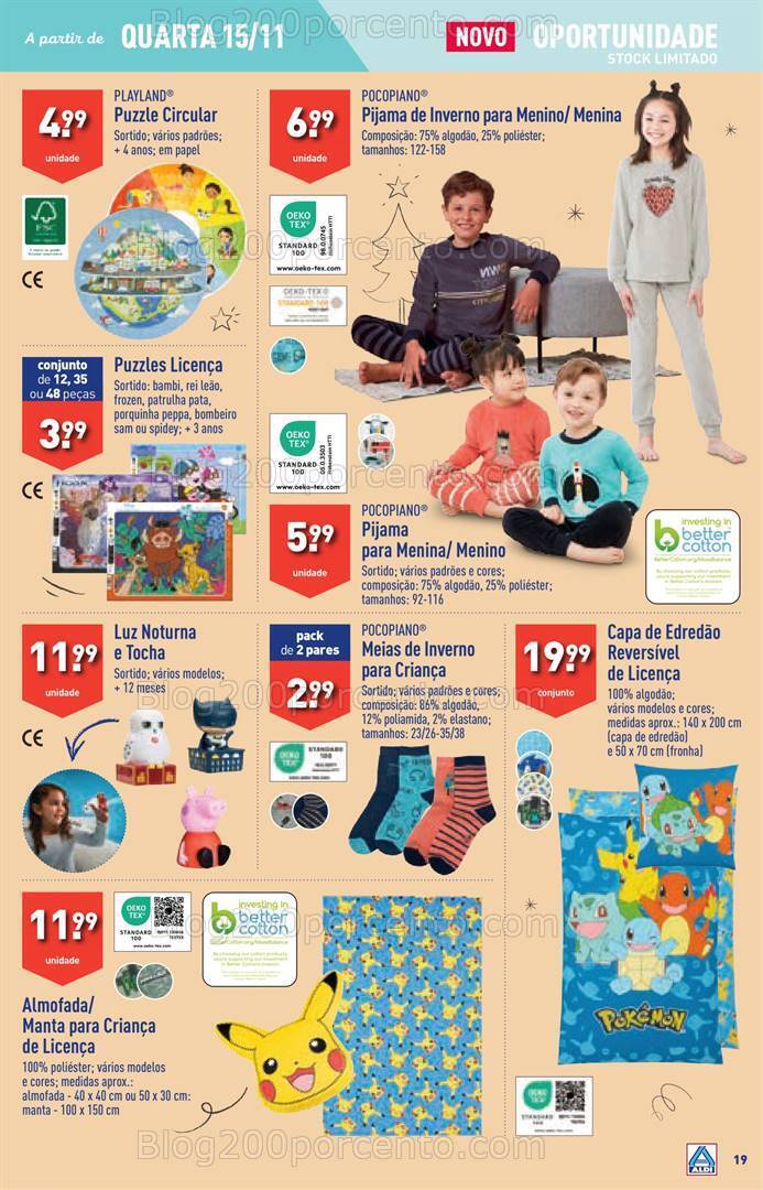 Antevisão Revista ALDI Promoções de 15 a 21 novembro