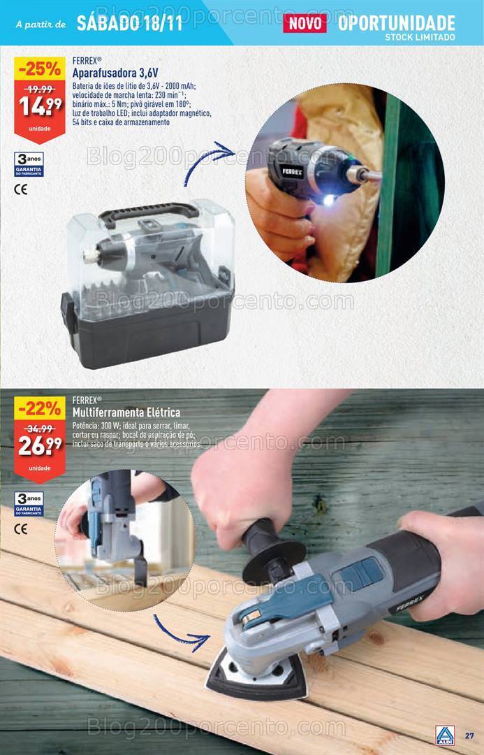 Antevisão Revista ALDI Promoções de 15 a 21 novembro