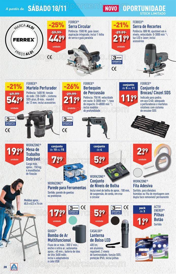 Antevisão Revista ALDI Promoções de 15 a 21 novembro