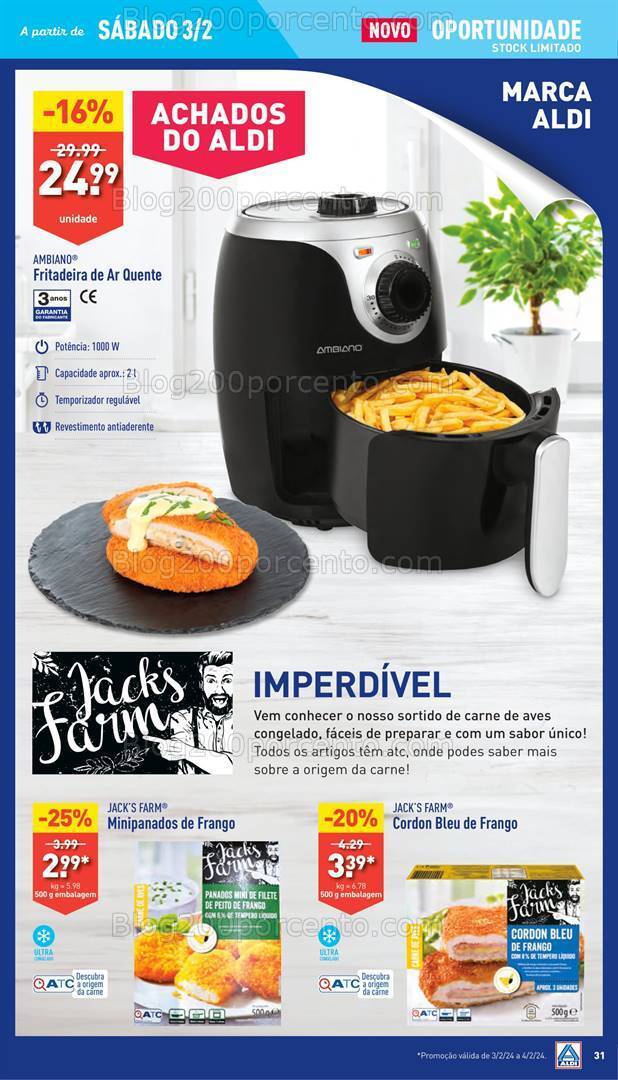 Antevisão Folheto ALDI Bazar + Achados - Promoções a partir de 3 fevereiro