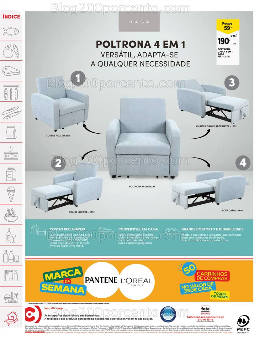 Antevisão Folheto CONTINENTE Modelo - Hiper Promoções 11 de 17 março