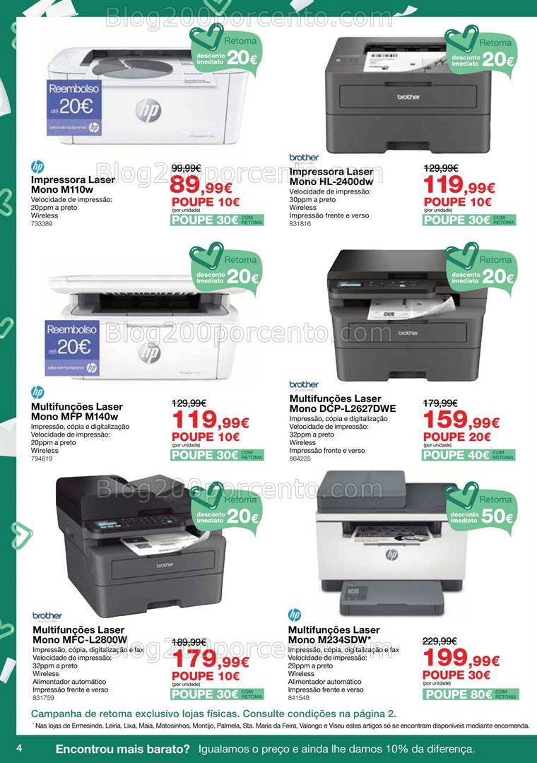 Antevisão Folheto STAPLES Promoções de 3 a 23 outubro