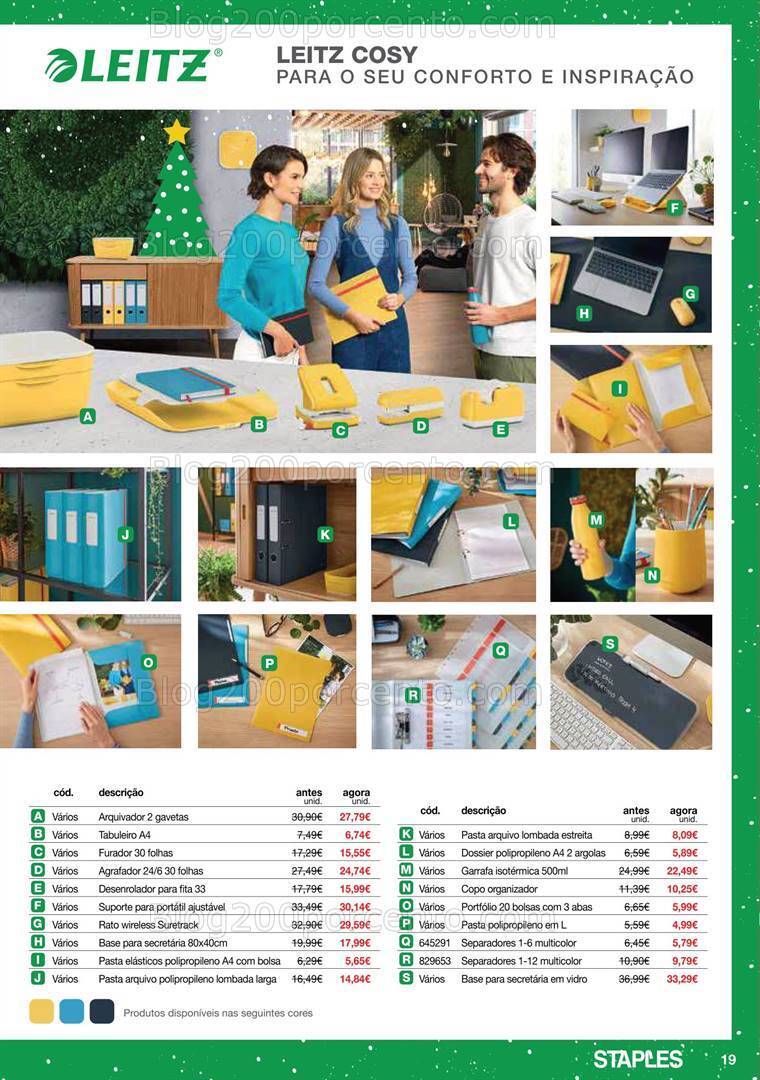 Antevisão Folheto STAPLES Natal Promoções de 29 novembro a 24 dezembro