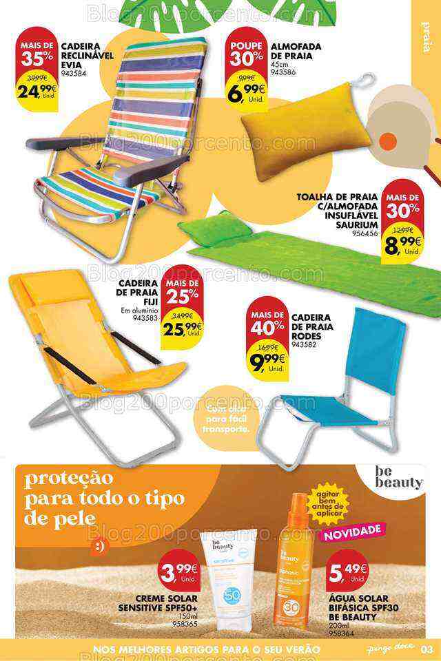 Antevisão Folheto PINGO DOCE Bazar Verão Promoçóes de 27 junho a 17 julho