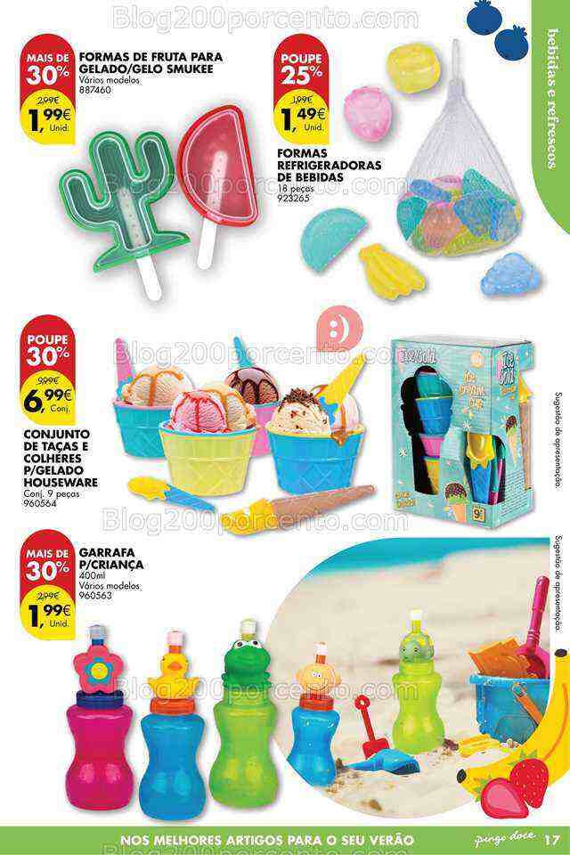 Antevisão Folheto PINGO DOCE Bazar Verão Promoçóes de 27 junho a 17 julho