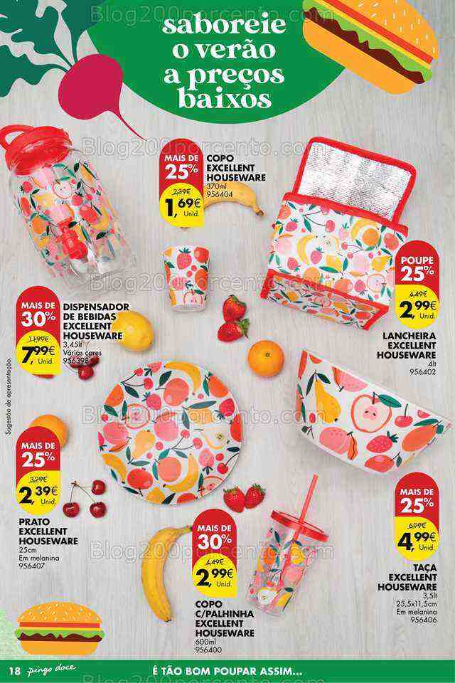 Antevisão Folheto PINGO DOCE Bazar Verão Promoçóes de 27 junho a 17 julho