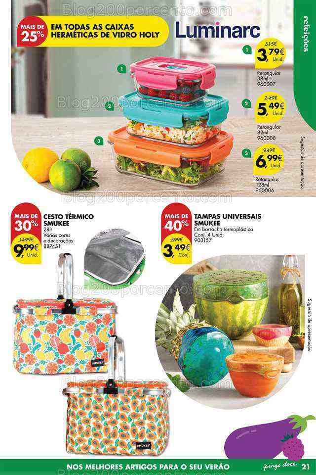 Antevisão Folheto PINGO DOCE Bazar Verão Promoçóes de 27 junho a 17 julho
