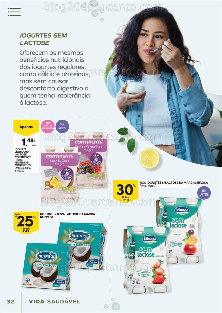 Antevisão Folheto CONTINENTE Vida Saudável Promoções de 16 a 28 janeiro