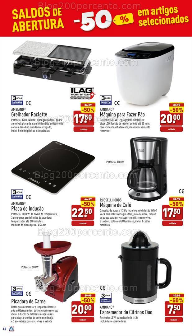 Antevisão Folheto ALDI Abertura + Saldos Bazar Promoções 14 a 20 agosto