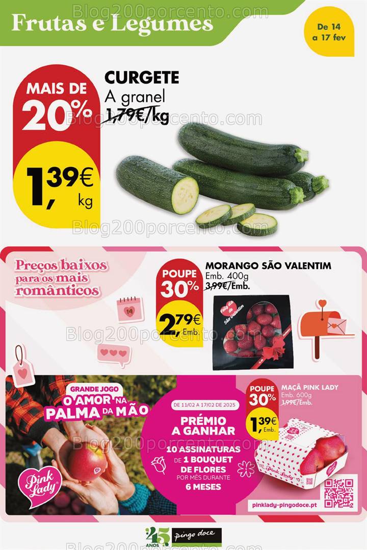 Antevisão Folheto PINGO DOCE Promoções Fim de Semana - 15 e 16 fevereiro