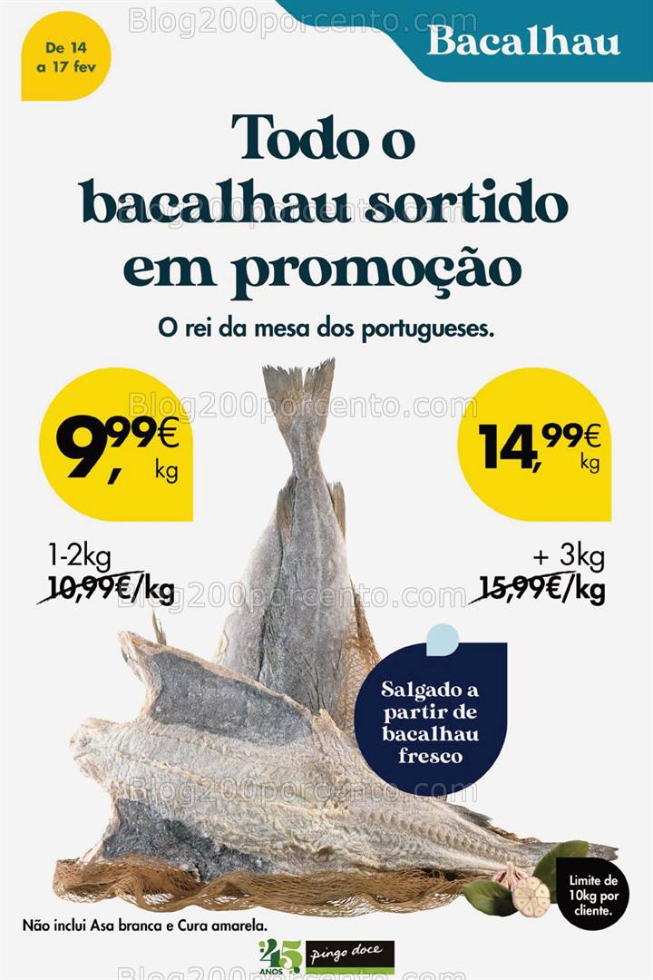 Antevisão Folheto PINGO DOCE Promoções Fim de Semana - 15 e 16 fevereiro
