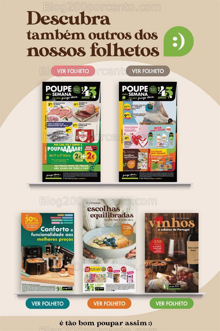 Antevisão Folheto PINGO DOCE Promoções Fim de Semana - 15 e 16 fevereiro