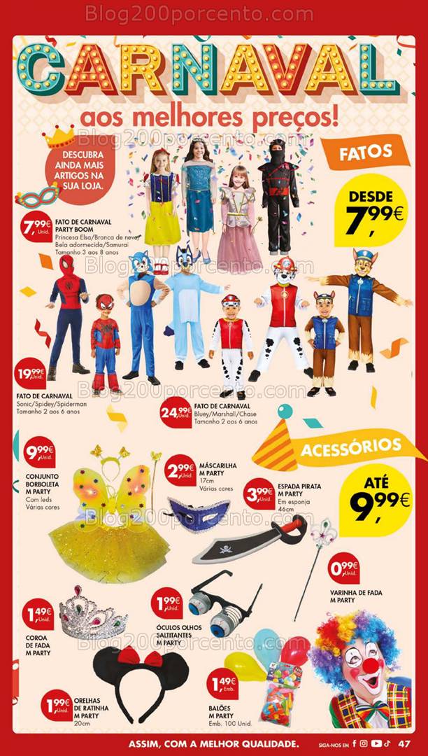 Antevisão Folheto PINGO DOCE Carnaval Promoções de 18 a 24 fevereiro