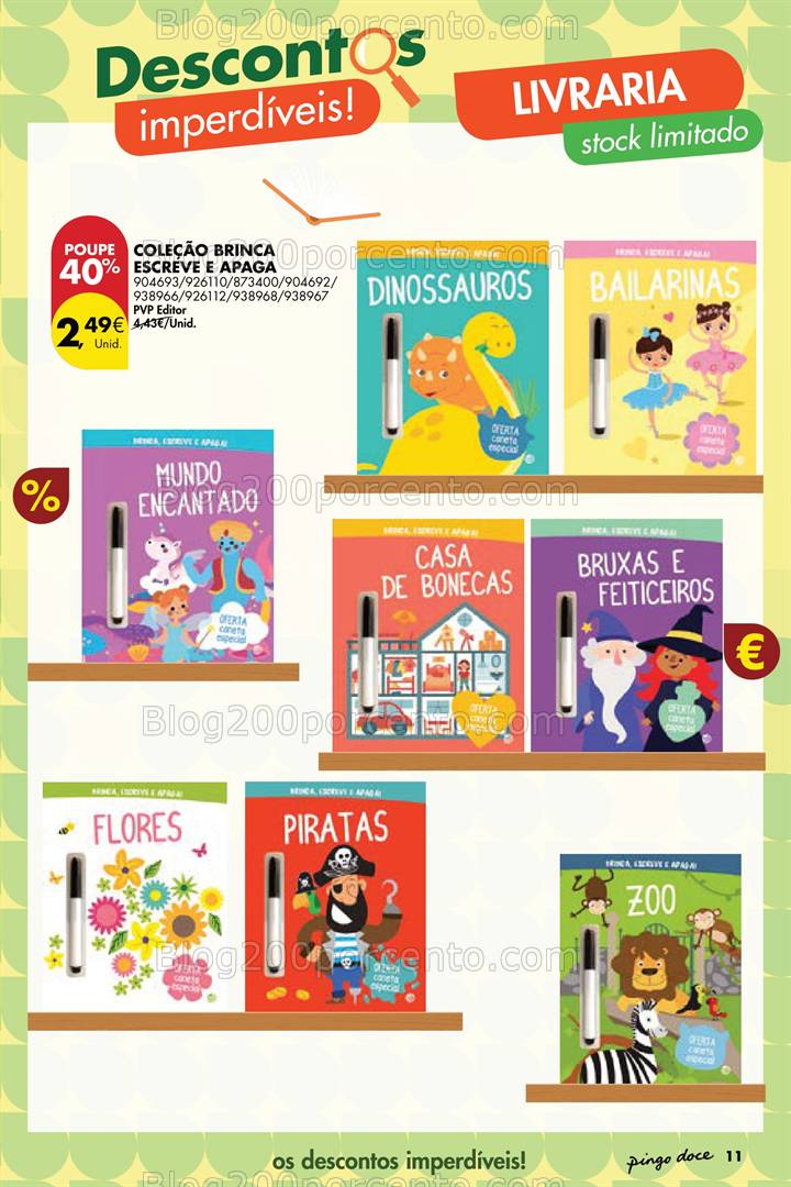 Antevisão Folheto PINGO DOCE Stock Off Promoções de 11 de 17 março