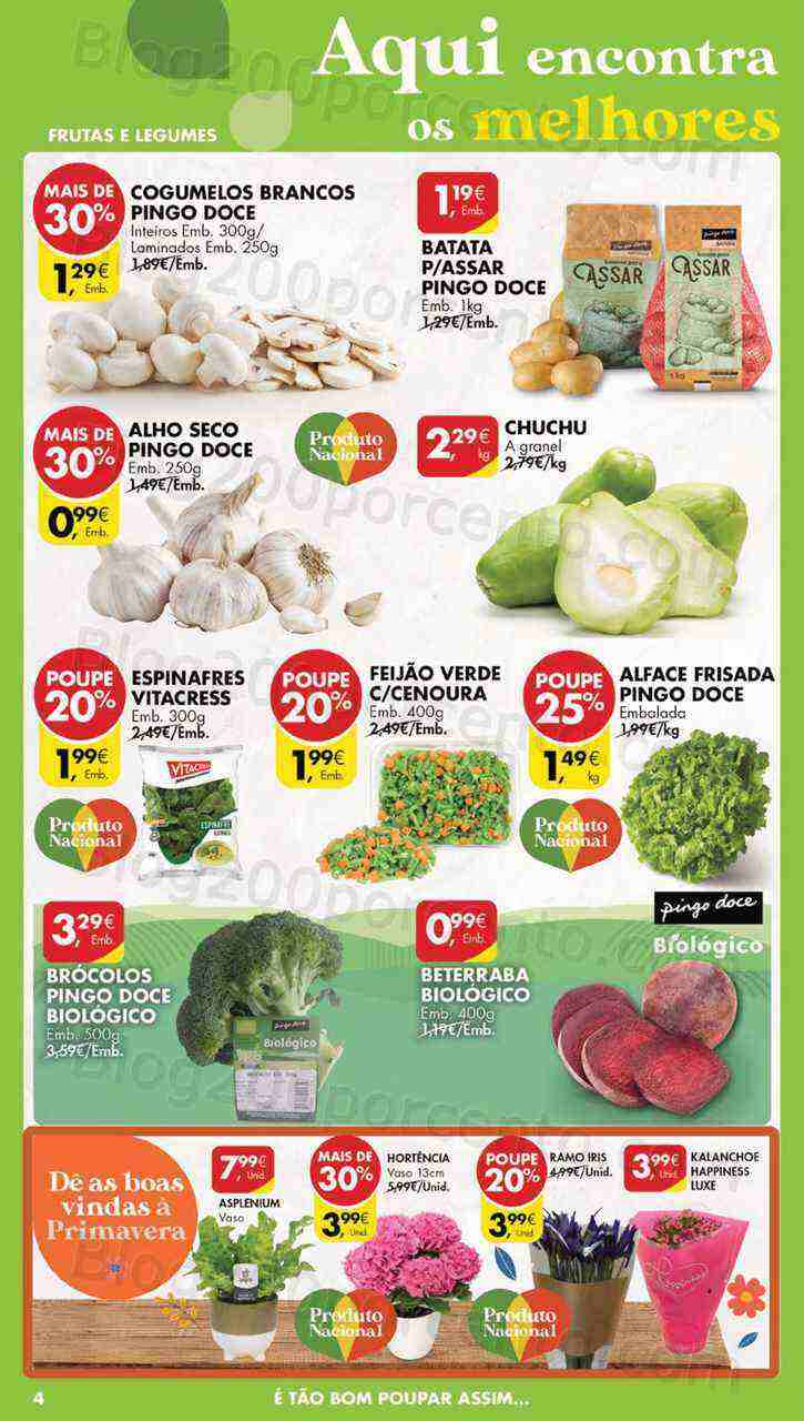 Antevisão Folheto PINGO DOCE Lojas Grandes Promoções de 21 a 27 março
