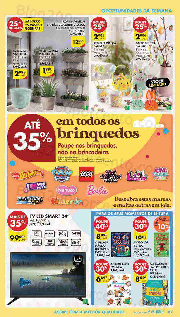 Antevisão Folheto PINGO DOCE Lojas Grandes Promoções de 21 a 27 março