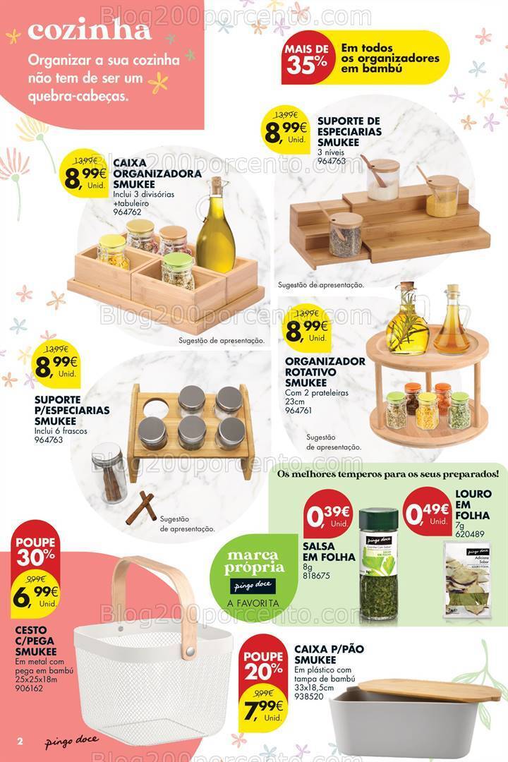 Antevisão Folheto PINGO DOCE Bazar Primavera Promoções de 2 abril a 6 maio