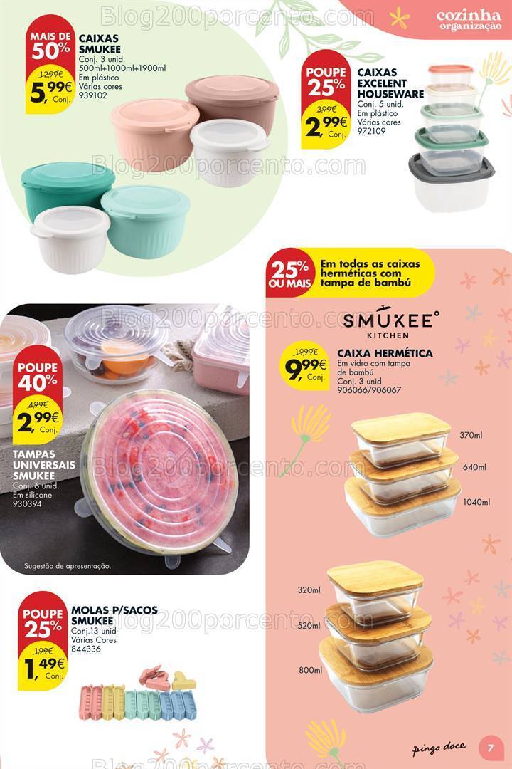 Antevisão Folheto PINGO DOCE Bazar Primavera Promoções de 2 abril a 6 maio