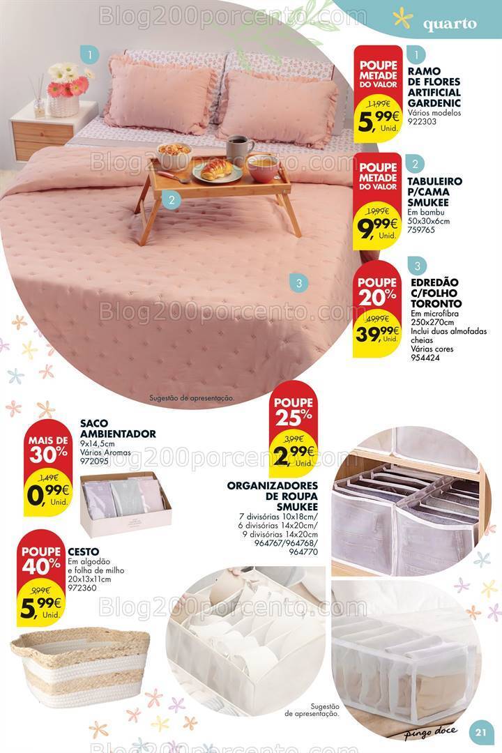 Antevisão Folheto PINGO DOCE Bazar Primavera Promoções de 2 abril a 6 maio