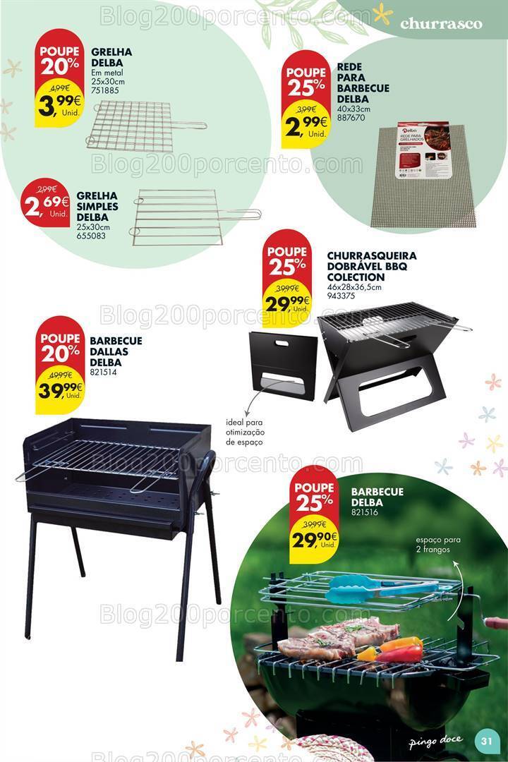 Antevisão Folheto PINGO DOCE Bazar Primavera Promoções de 2 abril a 6 maio