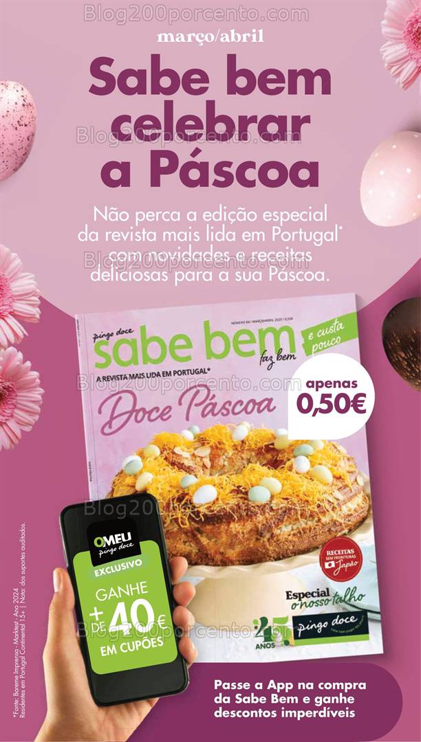 Antevisão Folheto PINGO DOCE Lojas Grandes Promoções de 1 a 7 abril