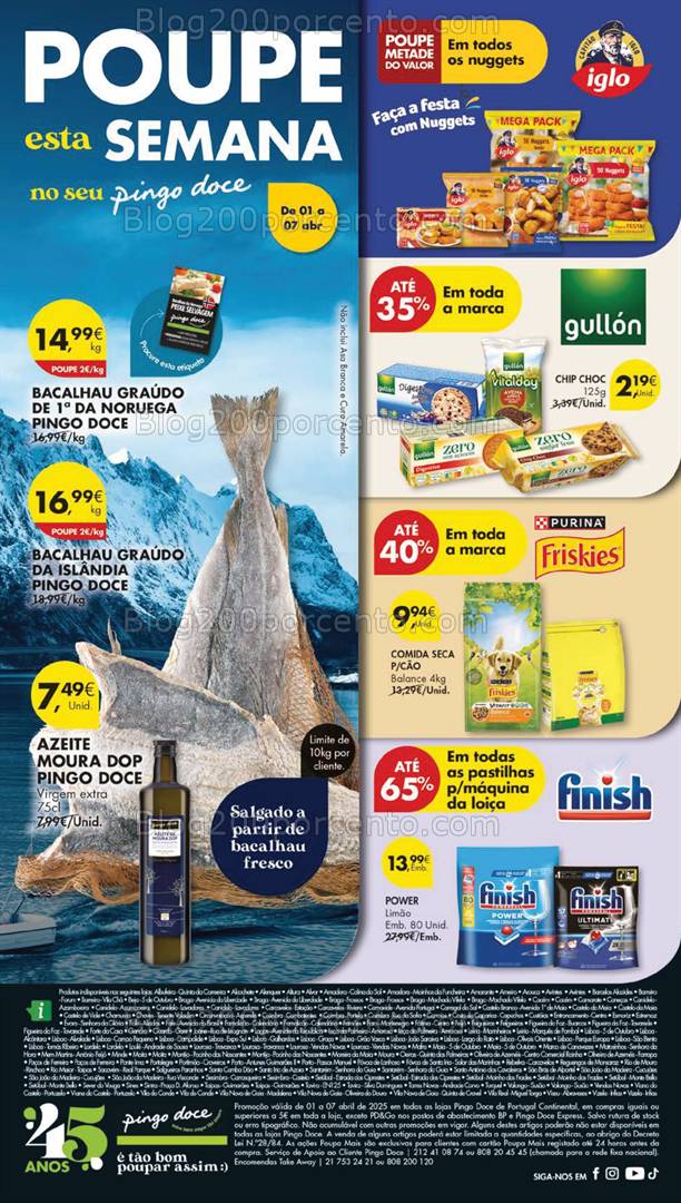 Antevisão Folheto PINGO DOCE Lojas Grandes Promoções de 1 a 7 abril