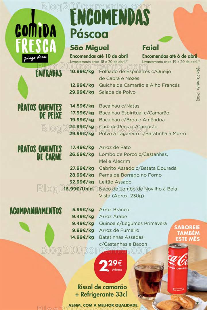 Antevisão Folheto PINGO DOCE Açores Promoções de 3 a 9 abril