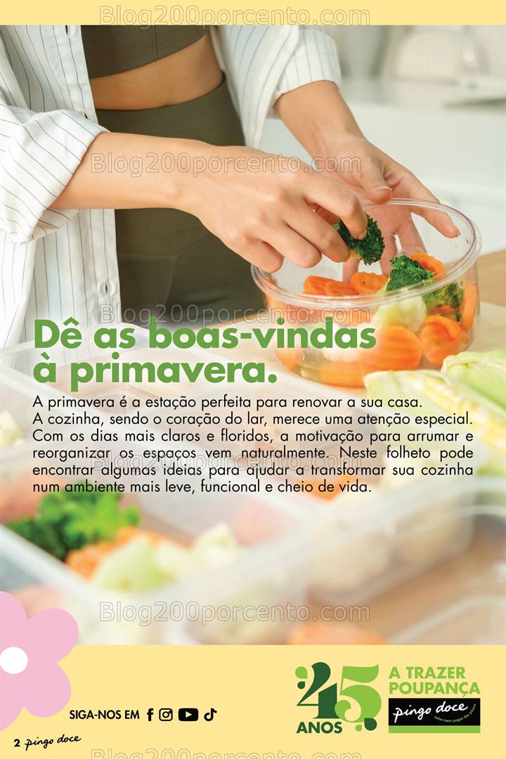 Antevisão Folheto PINGO DOCE Bazar Primavera Promoções de 22 abril a 19 maio