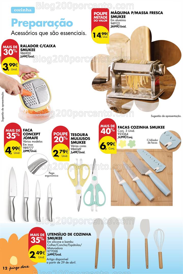 Antevisão Folheto PINGO DOCE Bazar Primavera Promoções de 22 abril a 19 maio