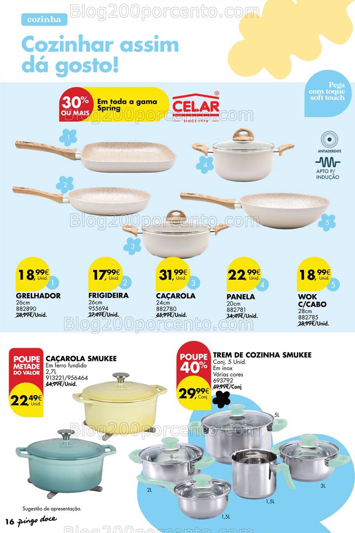 Antevisão Folheto PINGO DOCE Bazar Primavera Promoções de 22 abril a 19 maio