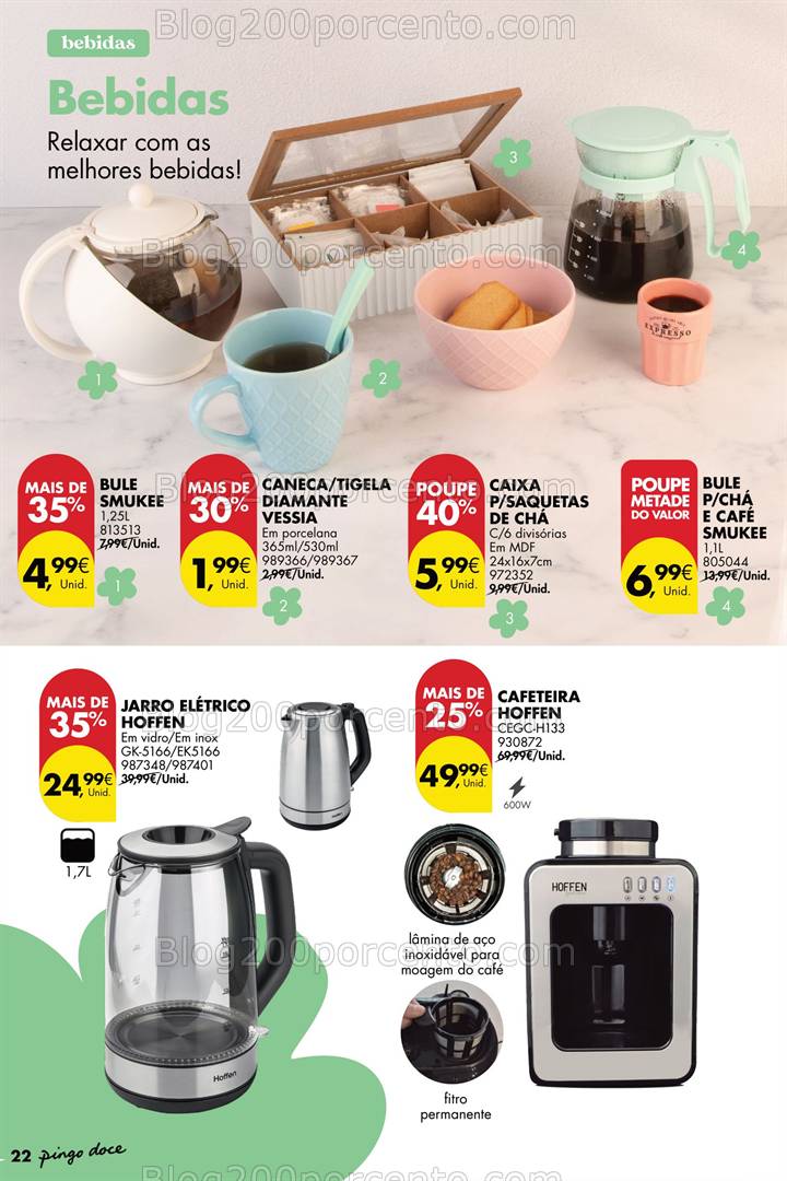 Antevisão Folheto PINGO DOCE Bazar Primavera Promoções de 22 abril a 19 maio