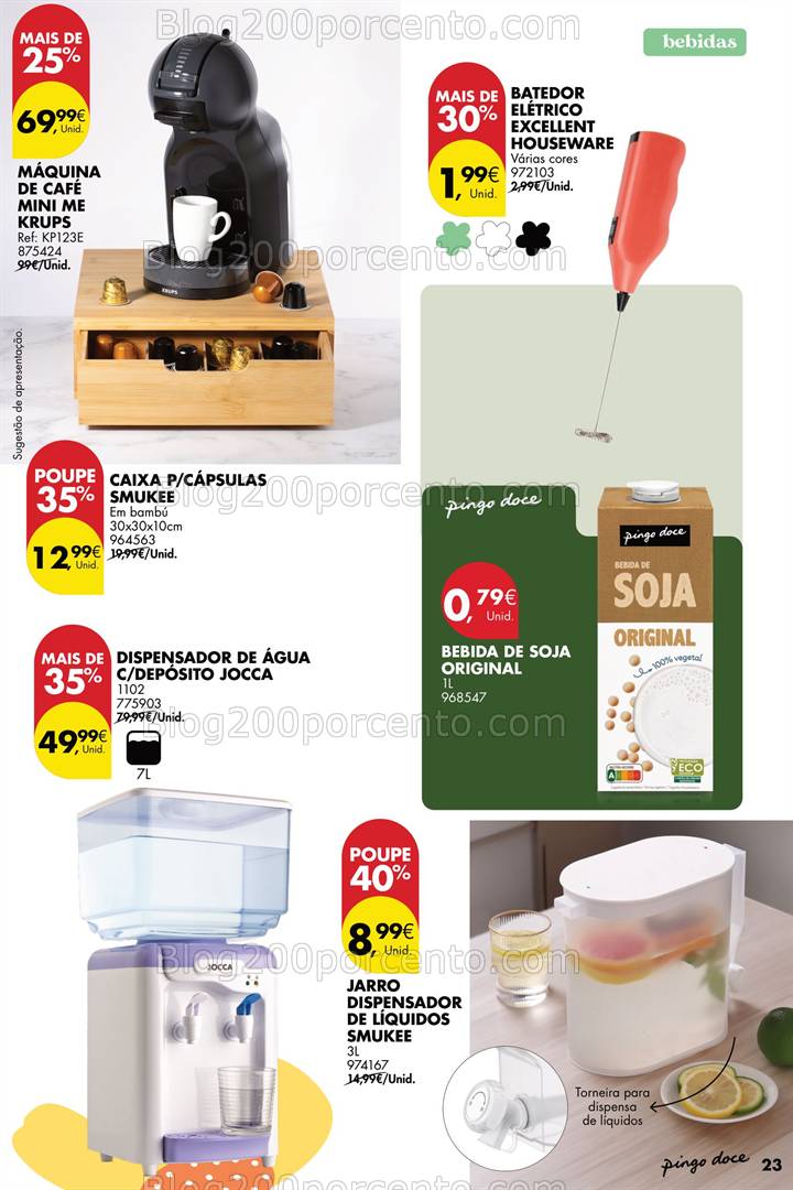 Antevisão Folheto PINGO DOCE Bazar Primavera Promoções de 22 abril a 19 maio